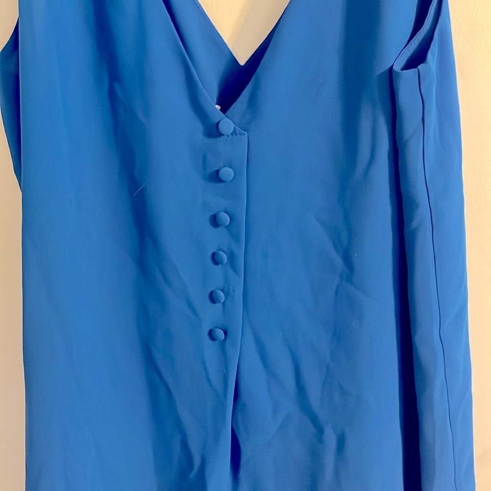 Blue Sleeveless Top - Picture 2 of 4